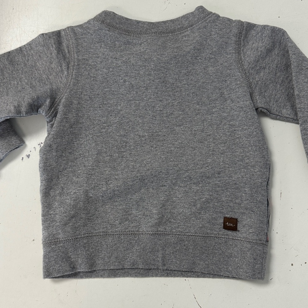 TEA Fox & Raccoon Crewneck Sweatshirt 6-9m - Picture 3 of 3